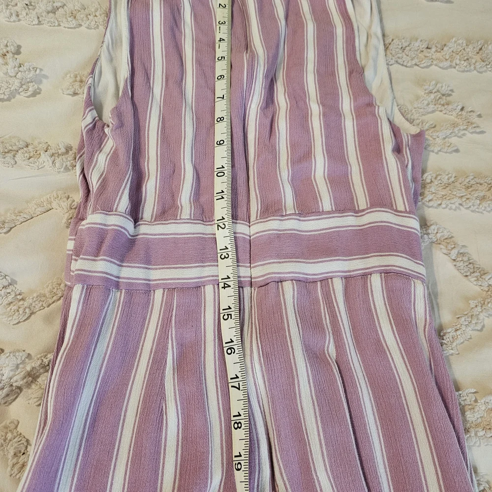 Lulus Striped Button-Front Maxi Dress in Lavender/Pink and White - Picture 12 of 15
